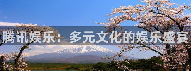 星辉平台体育注册代理：腾讯娱乐：多元文化的娱乐盛宴