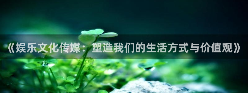 星辉平台体育热门赛事有哪些：《娱乐文化传媒：塑造我们的生活方式与价值观》